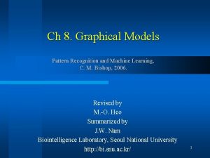 Ch 8 Graphical Models Pattern Recognition and Machine