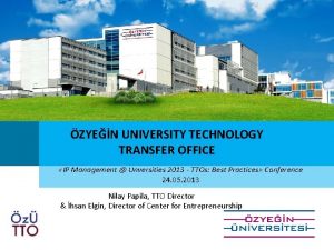 ZYEN UNIVERSITY TECHNOLOGY TRANSFER OFFICE IP Management Unversities