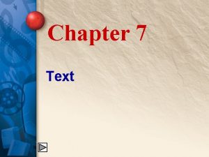 Text in multimedia