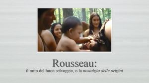 Rousseau buon selvaggio