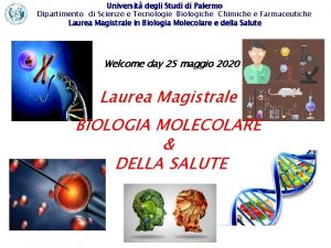 Universit degli Studi di Palermo Dipartimento di Scienze