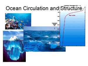 Ocean Circulation and Structure Major ocean circulation Gyres
