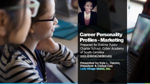 Career Personality Profiles Marketing Prepared for Erskine Public