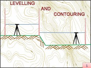 LEVELLING AND CONTOURING 1 LEVELLING According to science