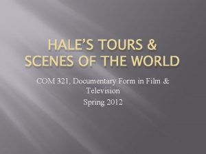 HALES TOURS SCENES OF THE WORLD COM 321