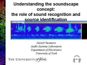 Understanding the soundscape concept the role of sound