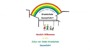 Herzlich Willkommen an der JuliusvonSoden Grundschule Sassanfahrt Vorstellung