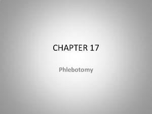 Phlebotomy introduction