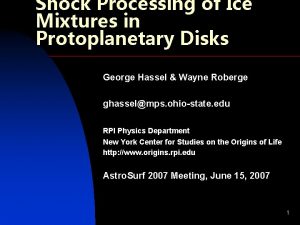 Shock Processing of Ice Mixtures in Protoplanetary Disks