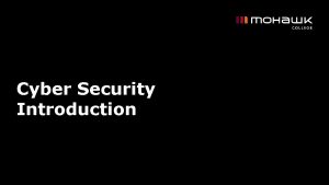 Cyber Security Introduction Definitions and Principles Cyber Crime