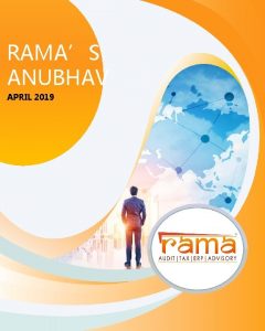 RAMAS ANUBHAV APRIL 2019 RAMAs Anubhav April 2019