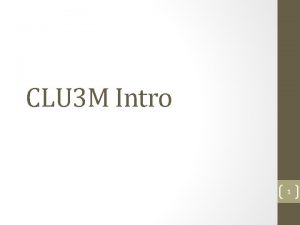 Understanding canadian law (clu3m) Understanding canadian law (clu3m)