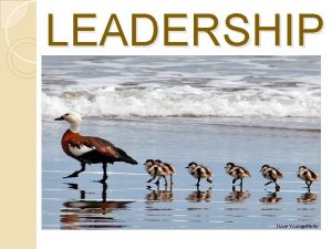 LEADERSHIP DEFINATIONS v Koontz and ODonnell Leadership is