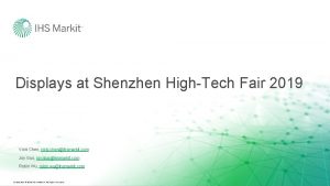 Displays at Shenzhen HighTech Fair 2019 Vicki Chen