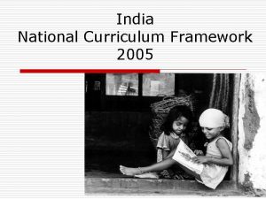 National curriculum framework 2005