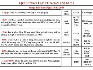 LCH CNG TC T NGY 15112019 Sng Th