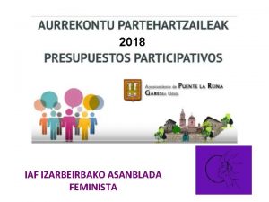 2018 IAF IZARBEIRBAKO ASANBLADA FEMINISTA ZINEMA ETA TELESAILAK