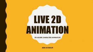 Character animation adobe
