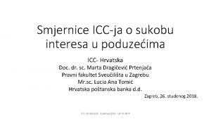 Smjernice ICCja o sukobu interesa u poduzeima ICC