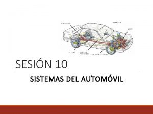SESIN 10 SISTEMAS DEL AUTOMVIL MECANICA AUTOMOTRIZ La