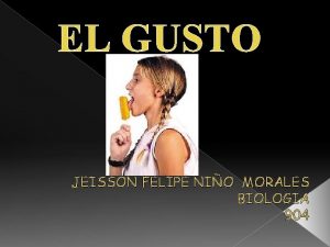 EL GUSTO JEISSON FELIPE NIO MORALES BIOLOGIA 904