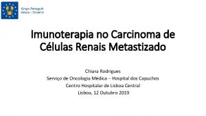 Imunoterapia no Carcinoma de Clulas Renais Metastizado Chiara