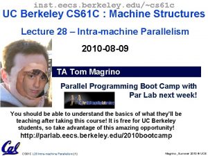 inst eecs berkeley educs 61 c UC Berkeley