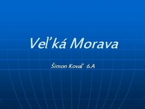 Vek Morava imon Kova 6 A Vek Morava