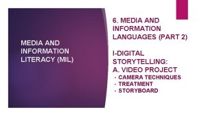 Media and information literacy performance task