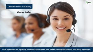 Customer service training program outline