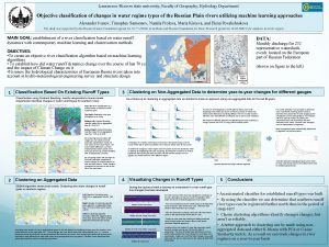 Lomonosov Moscow state university Faculty of Geography Hydrology