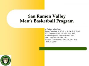 San Ramon Valley Mens Basketball Program A Tradition