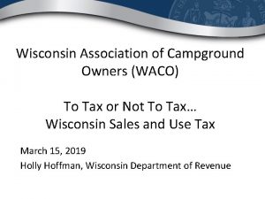Wisconsin association of campground owners