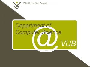 Vub computer science