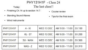 Phy 131 past papers