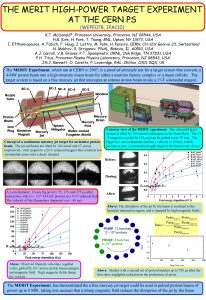 THE MERIT HIGHPOWER TARGET EXPERIMENT AT THE CERN