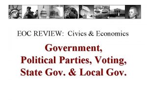 EOC REVIEW Civics Economics Government Political Parties Voting