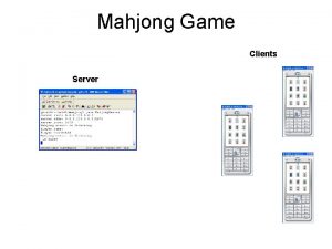 Mahjong Game Clients Server Mahjong Game Clients Server