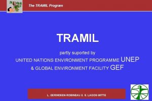 The TRAMIL Program TRAMIL partly suported by UNITED
