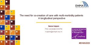 The need for cocreation of care with multimorbidity