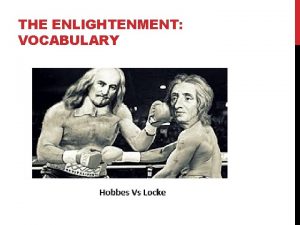 THE ENLIGHTENMENT VOCABULARY IMPLICIT capable of being understood