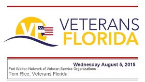 Wednesday August 5 2015 Fort Walton Network of