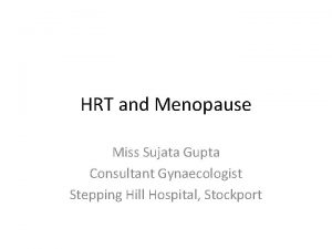 Dr gupta stepping hill hospital