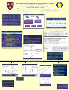 HITEMP the hightemperature molecular spectroscopic database Laurence S