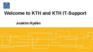 Kth network secret