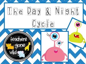 What causes the day and night cycle