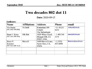 September 2010 doc IEEE 802 11 101069 r