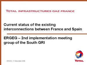 Current status of the existing interconnections between France