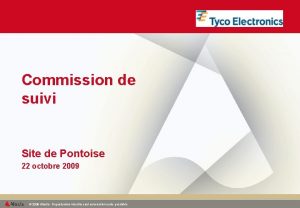 Commission de suivi Site de Pontoise 22 octobre