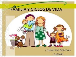 FAMILIA Y CICLOS DE VIDA Catherine Serrano Cataldo